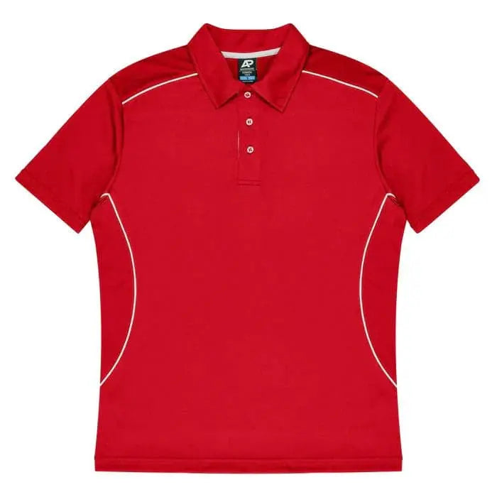 Aussie Pacific Kuranda Men's Polo Shirt 1323  Aussie Pacific RED/WHITE S